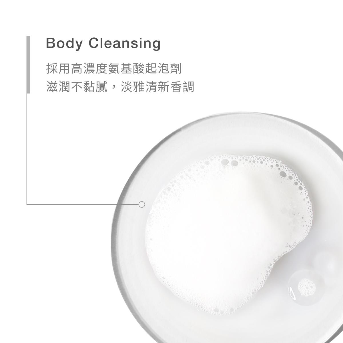 髮肌因【水潤肌沐】日常身體清潔 300ml